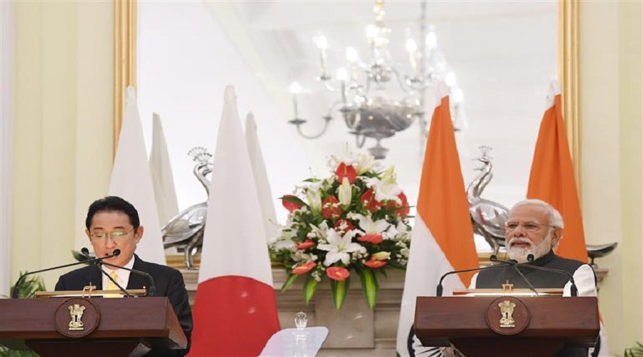 PM Narendra Modi and Japan Prime Minister Kishida Fumio